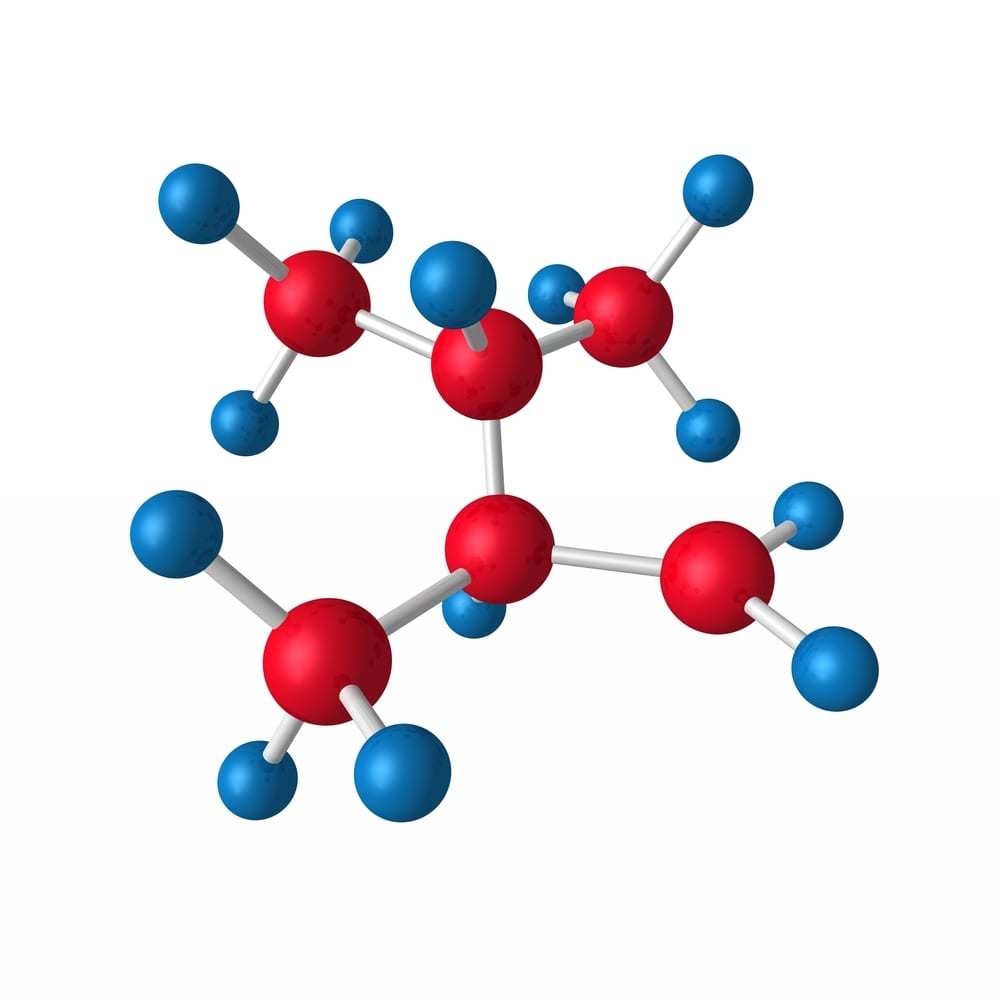 The molecule valine, a small molecule