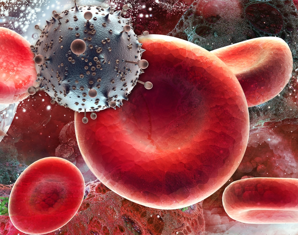 HIV cell graphic