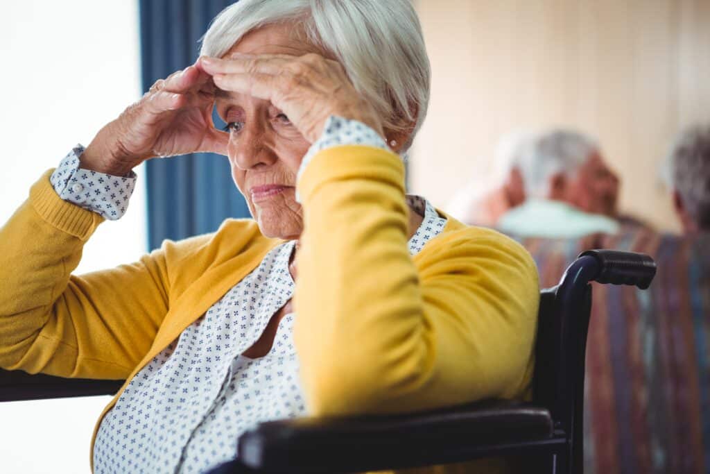 Senior-woman-looking-distressed