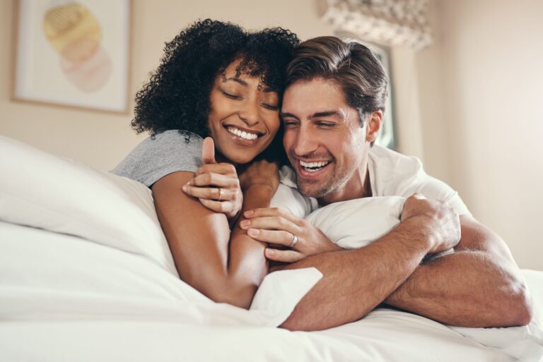 Young smiling couple