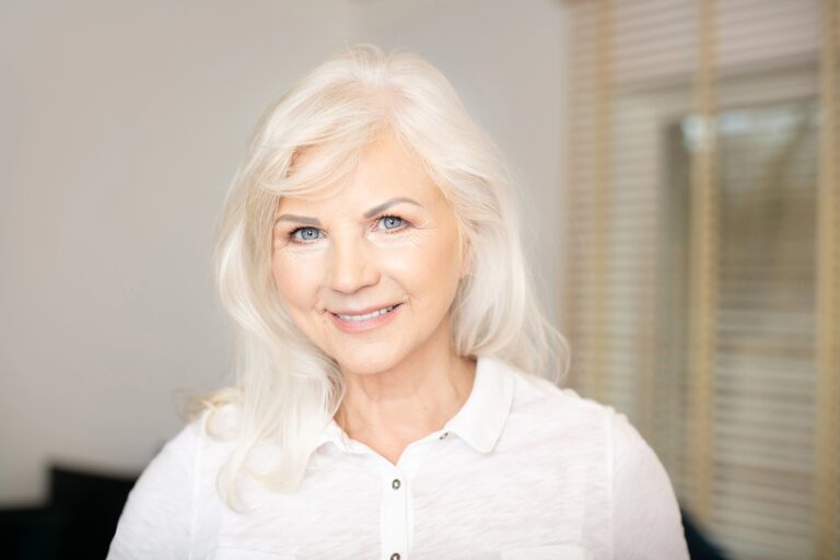 Older woman with beautiful skin
