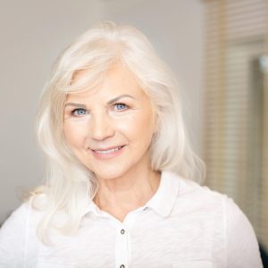 Older woman with beautiful skin